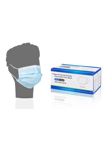 CONSOMMABLES - LCH - MASQUE CHIRURGICAL DE PROTECTION VISITEUR (x50)